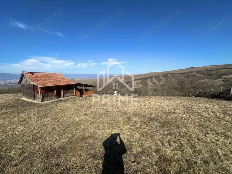 Teren panoramic 2400 mp cu cabana | View superb | comuna Ciugud - 2