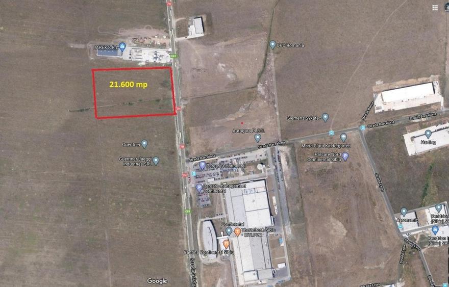 Vand teren Sibiu Aeroport  langa Guntner 21.600mp 110 ml - 1