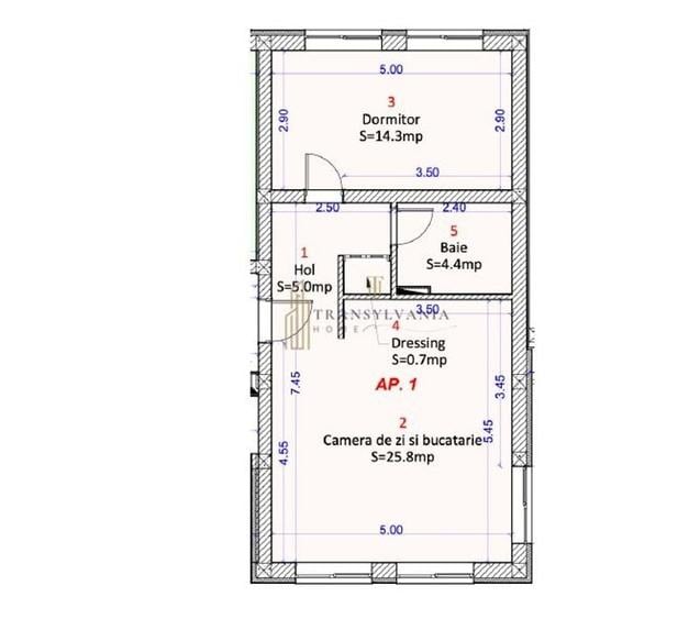 Apartament 2 camere cu gradina, Zona Shopping City - 1
