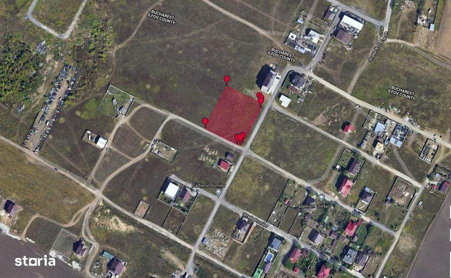 Teren 3383 mp Magurele,Ilfov direct proprietar pret 50euro/mp+TVA - 4