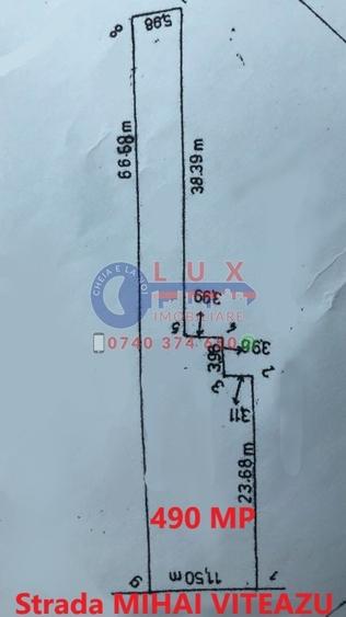 ID 7527 Teren pentru CASA TA - Strada Mihai Viteazu - 5