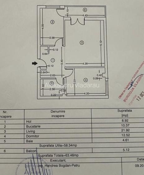 Apartament cu 2 camere 63.46 mp + loc de parcare - Otopeni Apartament cu 2 camere 63.46 mp + loc de parcare - Otopeni