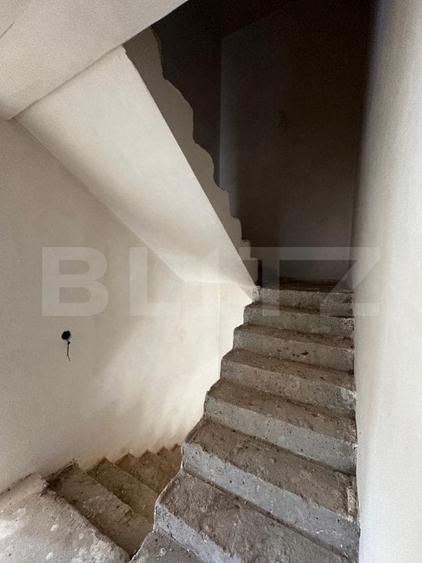 Duplex cu 4 camere, 2 garaje, semifinisat, zona manastirii Floresti - 15