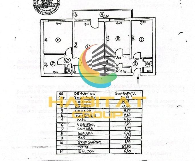 13 Septembrie Apartament 3 Camere Mobilat Utilat Bloc Reabilitat Termic - 12