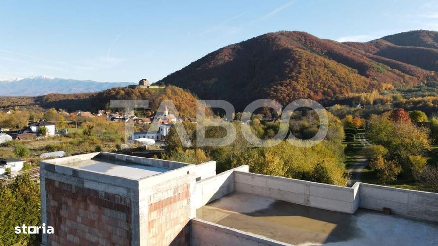 Vila premium Cisnadioara panorama, piscina infinity, teren 485 mp - 7