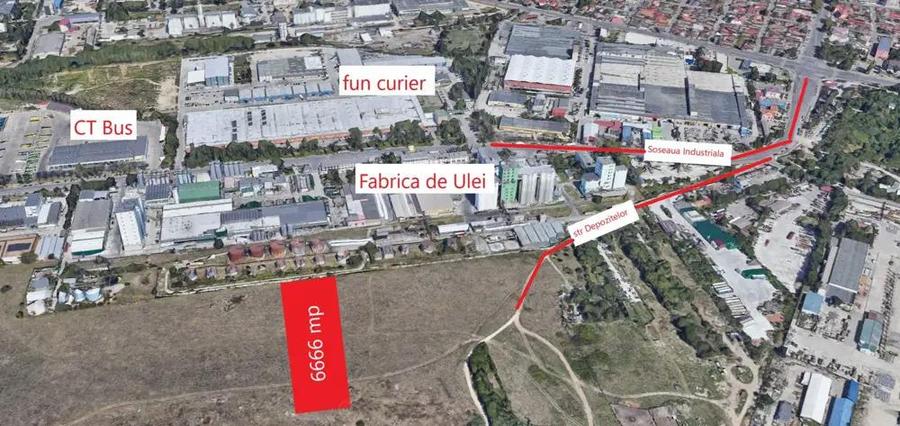 Teren intravilan zona industriala Fabrica de Ulei - 4