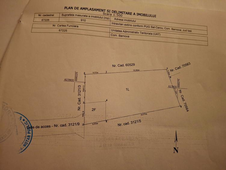P.F. Teren intravilan Barnova, sat Cercu + autorizatie duplex - 8