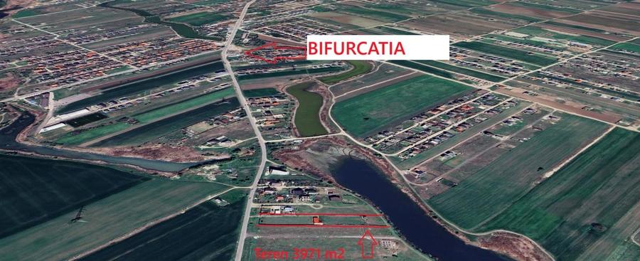 Teren 3.971 mp intravilan, deschidere 25 ml stradal acces lac Berceni - 4