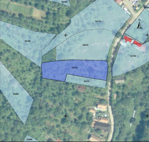 Teren Construcții intravilan de 1762 mp, în Ciurila
