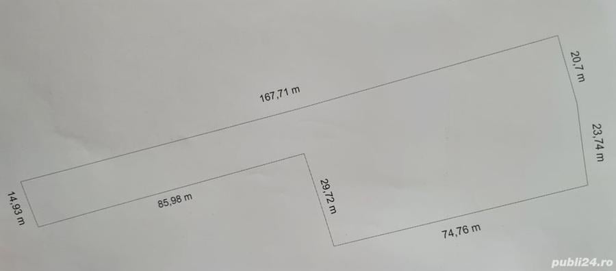 Teren de 4700 mp, în Copăceni
