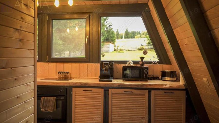 Cabana A Frame 115mp utili, Teren 3450mp, Coada Lacului Colibita - 19