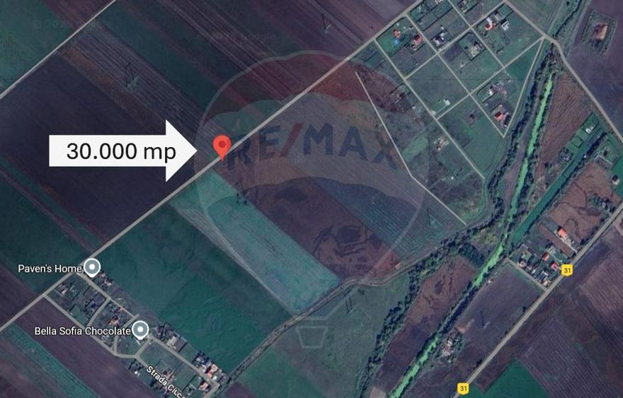 Teren agricol extravilan de 30000 mp, în Hălchiu