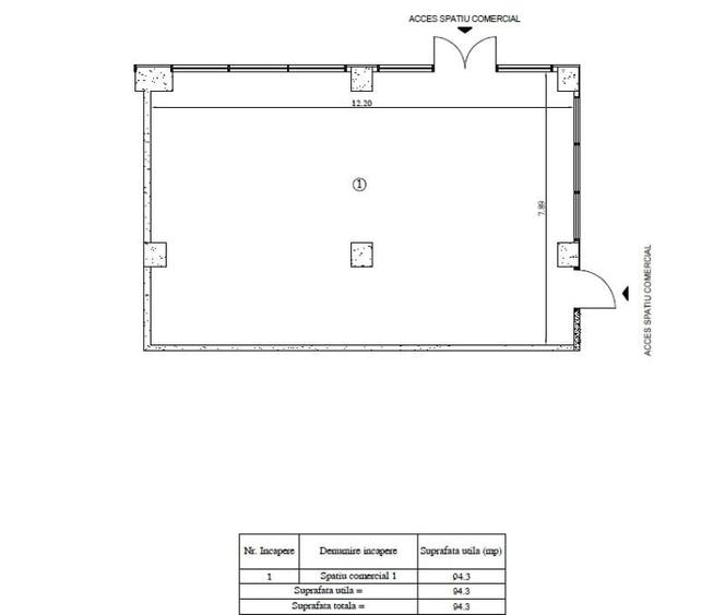 Spațiu comercial de închiriat/vânzare – 94,3–110 mp în Complexul Freya Home - 8