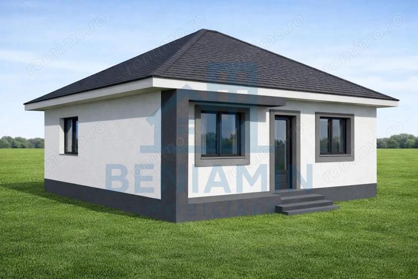 Casa la cheie-Living-2 Dormitoare-Baie-Gaze-Curent-Apa-320mp teren - 5