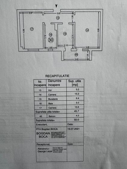 Apartament doua camere, decomandat, Contemporan Homes Pacurari. - 8