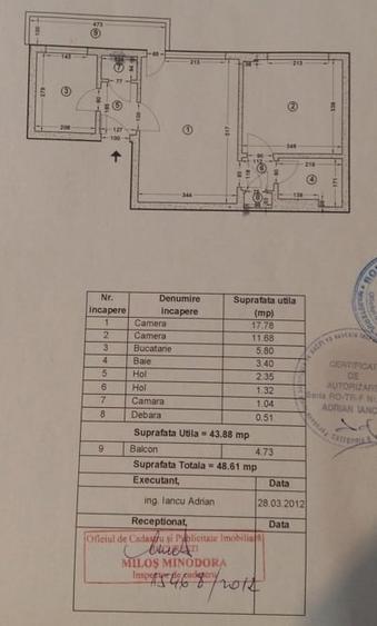 2 Camere, Ion Mihalache, 2 min. Metrou 1 Mai, Bloc Reabilitat - 10