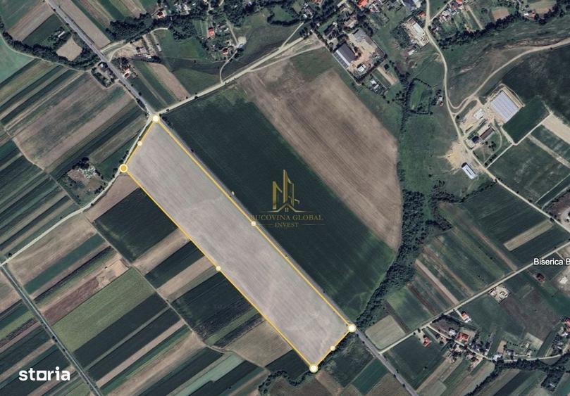 TEREN DE VANZARE 12,08 ha extravilan cu ~800 m front la E85 - 2