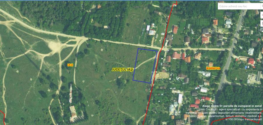 Teren pe platou Bucium, construibil, 4000mp - 1