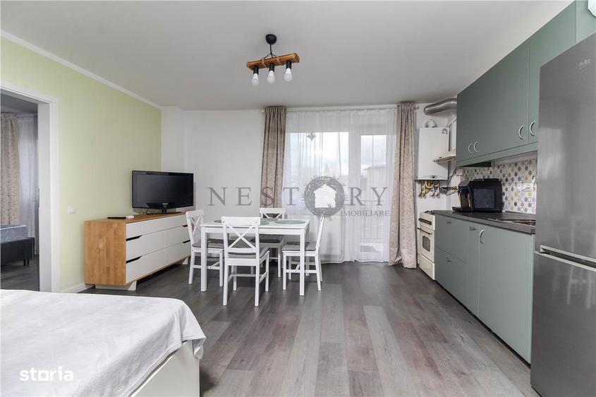 Inchiriez apartament 2 camere mobilat zona Corneliu Coposu. - 6