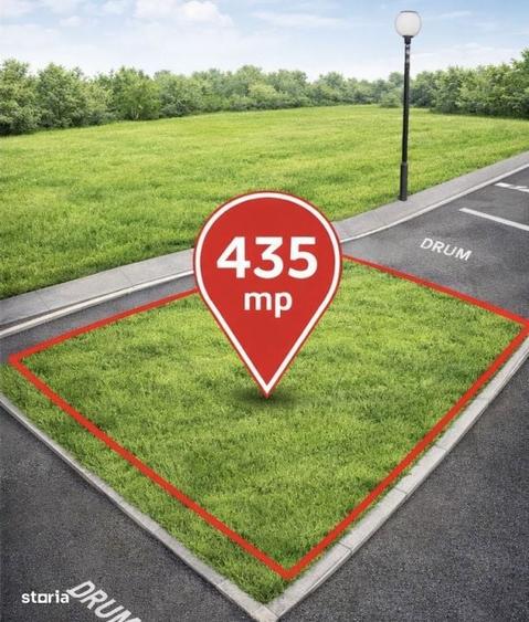 TEREN Intravilan 435 mp Casa PUZ Aprobat toate utilitatiile inclusiv - 4