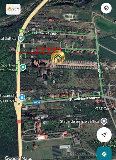 4 X Loturi Teren Intravilan in Saftica – Balotesti |  100m de DN1 - 5