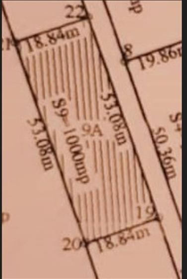 Teren intra.1133mp ,53ml desch. posibilitate ctie 4 case individuale zona Ferme! - 2