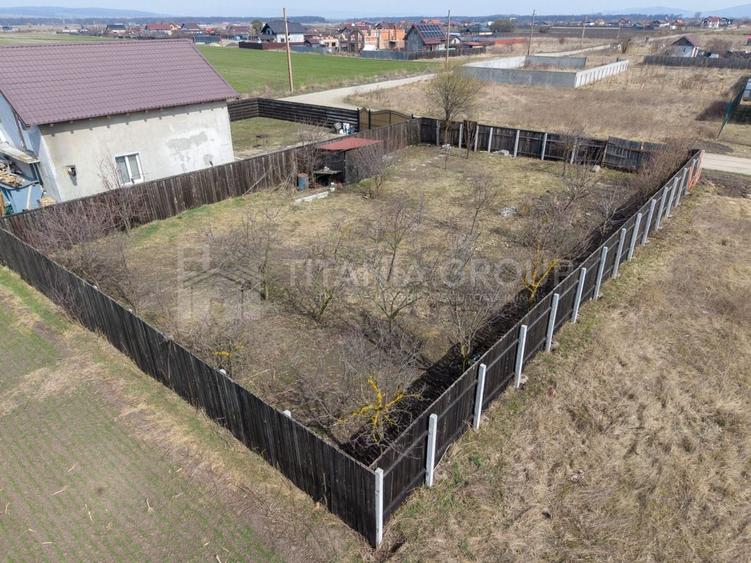 Teren 500 mp, împrejmuit, curent și internet pe teren, cu proiect și autorizație - 3