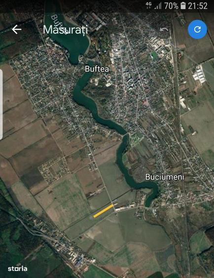 Teren de 8000 mp, în Central