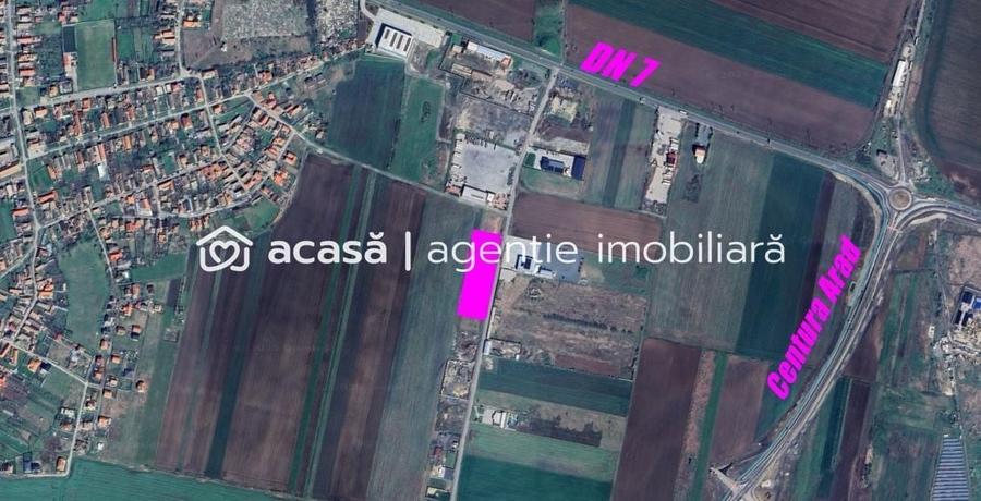 Teren agricol intravilan de 7000 mp, în Est