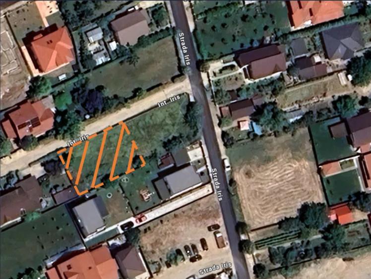 Vanzare teren 463mp, str Iris , Balotesti, strada asfaltata - 1