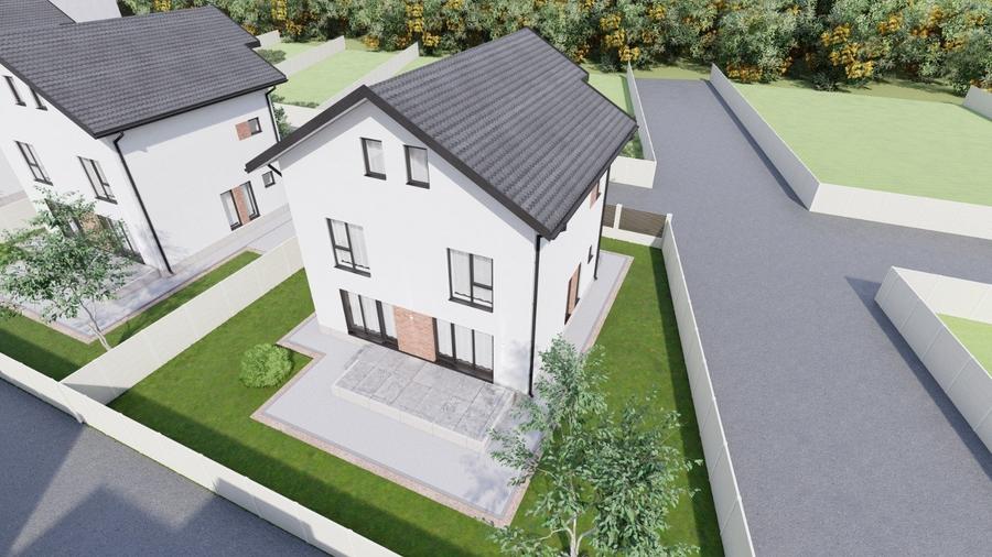 Casă individuală modernă, 4 dormitoare, finisaje la cheie - 2