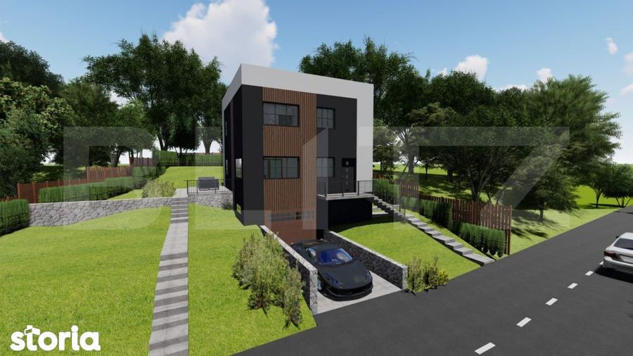 Teren 450mp cu AUTORIZATIE D+P+M -201 mp construiti, zona Sararie - 5