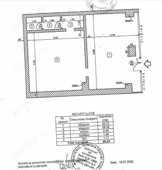 Proprietar, inchiriez spatiu comercial Calea Mosilor 288 - 4