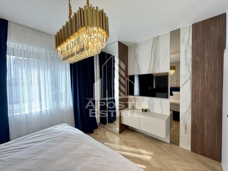 Apartament de lux cu 2 camere si gradina de 240 mp, complet mobilat. - 15