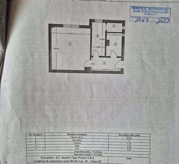 Garsoniera 37 mp , parter zona excelenta Tudor Vladimirescu - 1