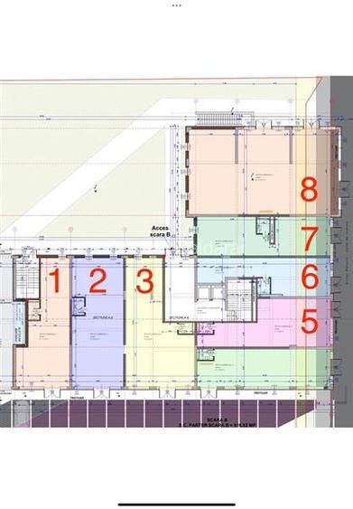 Spații comerciale noi de închiriat str. Tudor Vladimirescu - bloc nou