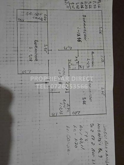 Apartament 3 camere, 43mp - Zona 9 mai, Targu Jiu - 5