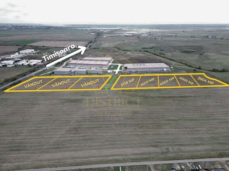 COM 0% Parcela de 4000 mp industriala, servicii si depozitare | Sanandrei - 1