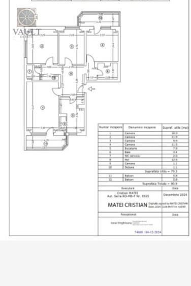 Apartament 4 camere - Rahova - Teius - 5