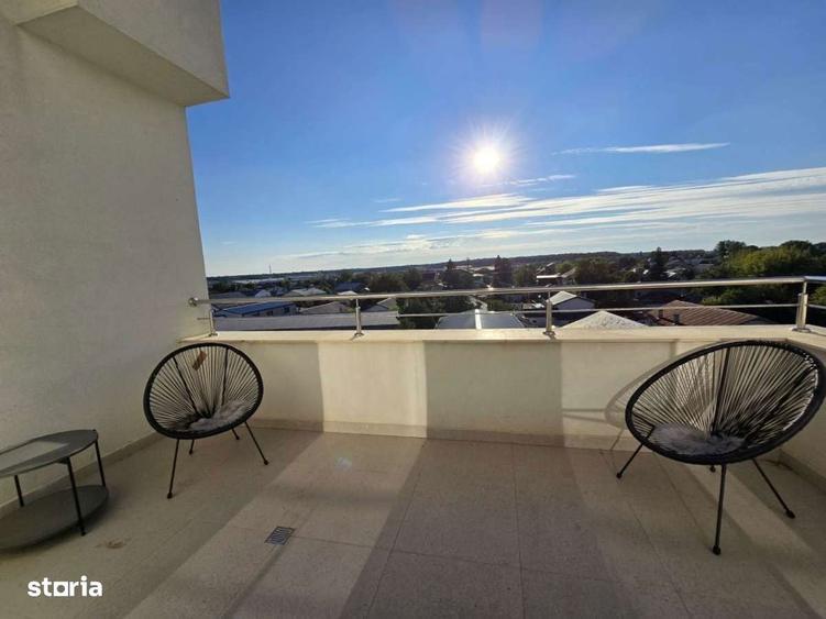 Penthouse de inchiriat - 3 camere, 2 bai, 2 terase - Tunari - 6