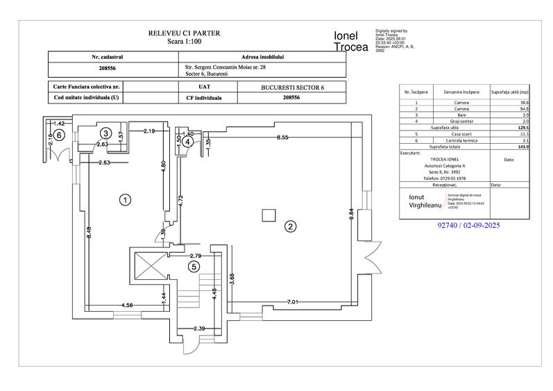 imobil S+P+3, lift Schindler, intre Plaza si Afi, utilitati incluse - 15