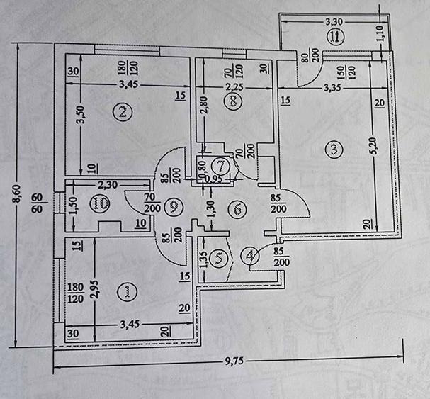 3 Camere Decomandat Conf. 1 Etaj 1 Centrala Proprie, langa AFI - 2