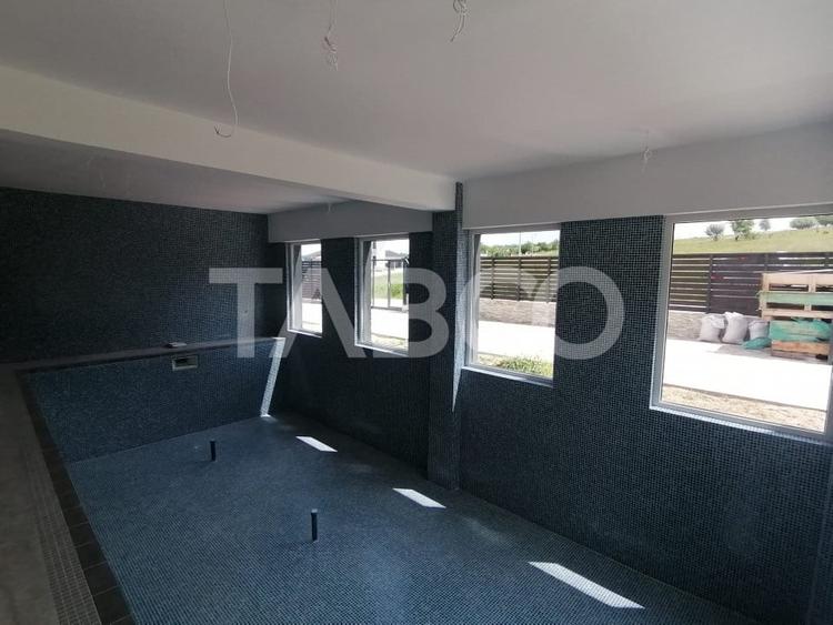 Casa moderna de inchiriat 5 camere cu teren si piscina Cisnadie - 11