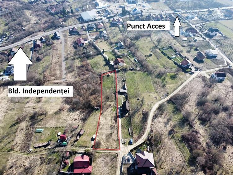 Teren 2300 mp zona lini?tita, priveli?te ideal pentru cabane - 1