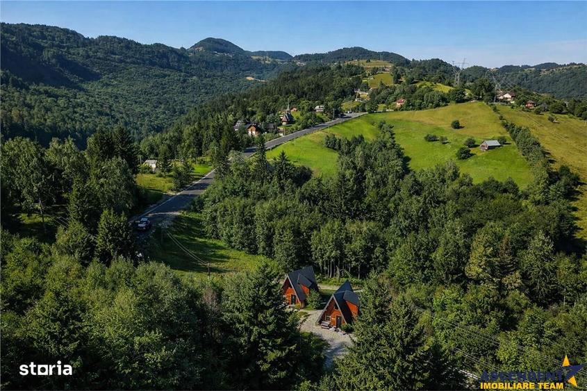 Eleganta,echipata casa A Frame,1.200 mp teren,deschidere Piatra Craiul - 6