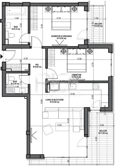 3 camere 94,80 mp in Mosilor la 8 min Metrou Obor 3 camere 94,80 mp in Mosilor la 8 min Metrou Obor