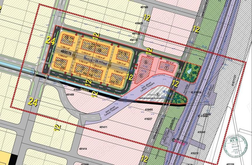 Teren pentru investitie, P+4E Giroc - 1