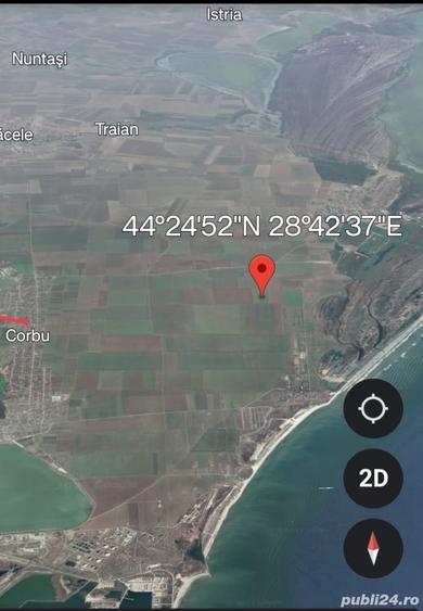 Teren de 528 mp, în Corbu