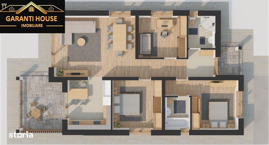 Zona Vrancei, casa pe un singur nivel, semifinisata, 162 000 - 1