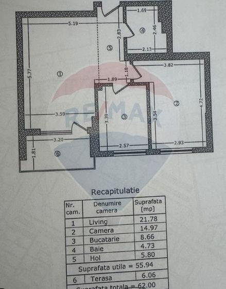 Apartament cu 2 camere deosebit in GranVia Park Lujerului - 9